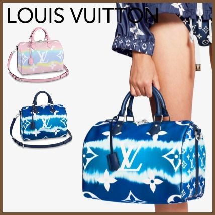 Louis Vuitton SPEEDY Monogram Casual Style Canvas Tie dye 2WAY Leather Logo M45123 M45146 