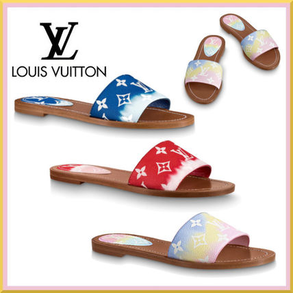 Louis Vuitton 2020 SS Lv Escale Lock It Flat Mules 1A7TNB 1A7TO5 