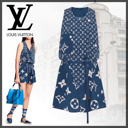 Louis Vuitton 2020 SS Monogram Dresses 1A7SEQ 1A7SEP 1A7SEO 1A7SEN 1A7SEM 1A7SEL 