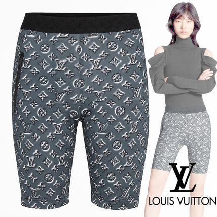 Louis Vuitton 2019 20AW Monogram Shadow Cycling Short 1A62EK 1A62EJ 1A62EI 1A62EH 