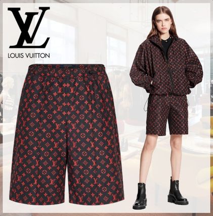 Louis Vuitton MONOGRAM Short Monogram Casual Style Street Style Shorts 