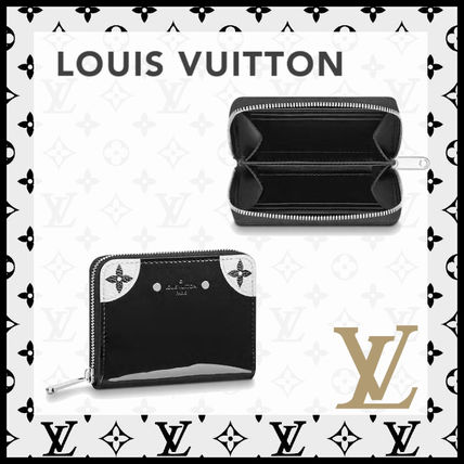 Louis Vuitton ZIPPY COIN PURSE Calfskin Canvas Blended Fabrics Plain Leather Long Wallet M67665 