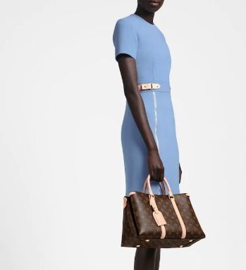 Louis Vuitton MONOGRAM 2020 SS Monogram Casual Style Blended Fabrics 2WAY Plain Leather 