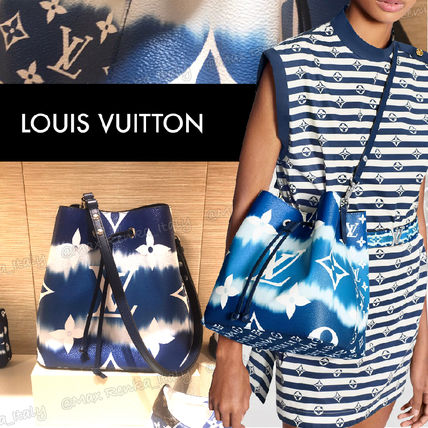 Louis Vuitton 2020 SS Casual Style Tie dye 2WAY Leather Purses Elegant Style 