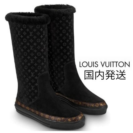 Louis Vuitton 2019 20AW Snowball Flat Half Boot 1A4FF5 