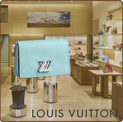 Louis Vuitton Leather Logo Card Holders 