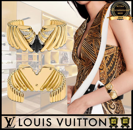 Louis Vuitton Bangles Casual Style Party Style With Jewels Elegant Style 