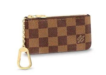 Louis Vuitton DAMIER 2020 SS Monogram Unisex Blended Fabrics Plain Leather Coin Cases 
