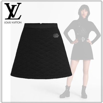 Louis Vuitton 2020 21AW Short Nylon Street Style Plain Cotton Mini Skirts