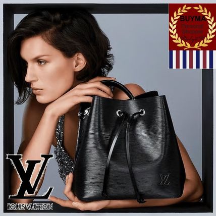 Louis Vuitton NEONOE 2018 19AW Plain Leather Purses Elegant Style Crossbody Logo 