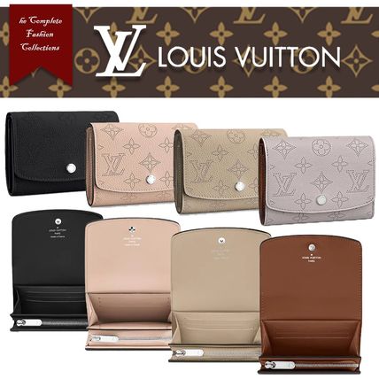 Louis Vuitton 2020 21AW Monogram Plain Leather Logo Folding Wallets M62541 M62542 M68671 M62540 