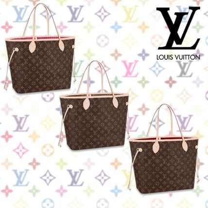 Louis Vuitton Monogram Canvas 2WAY Leather Totes M41177 M40995 M41178 