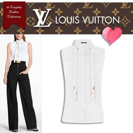 Louis Vuitton 2020 SS Casual Style Sleeveless Plain Cotton Office Style 1A7SXA 