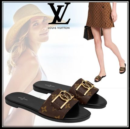 Louis Vuitton 2020 SS Lock It Flat Mule 1A64MN 