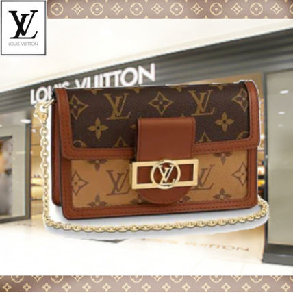 Louis Vuitton MONOGRAM Calfskin Logo Shoulder Bags 