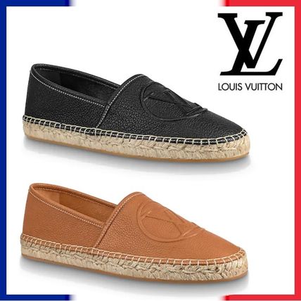 Louis Vuitton 2020 21AW Casual Style Plain Leather Logo Loafer  Moccasin Shoes 