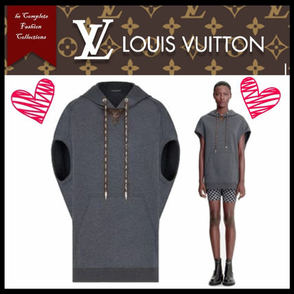Louis Vuitton MONOGRAM 2020 21AW Sleeveless Cotton Medium Long Short Sleeves 1A83NM 