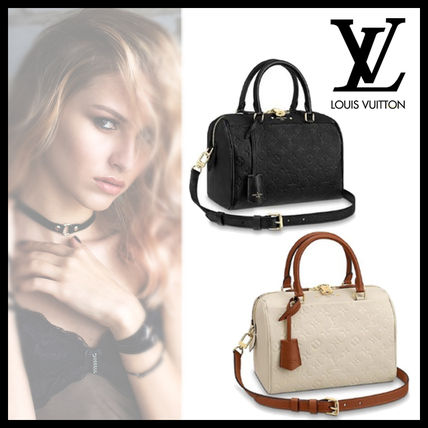 Louis Vuitton Monogram Blended Fabrics 2WAY Leather Handbags 