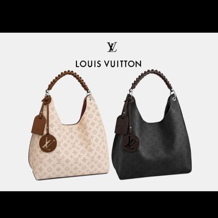 Louis Vuitton MAHINA Monogram Casual Style Elegant Style Crossbody Handbags 