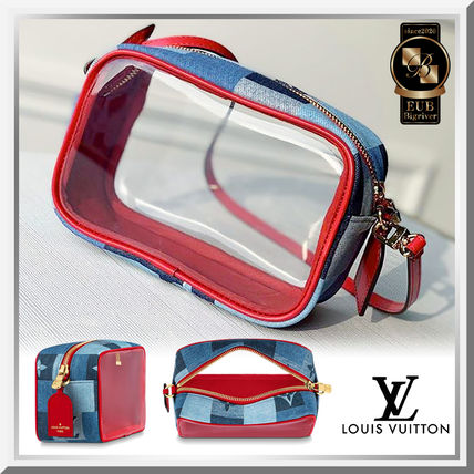 Louis Vuitton 2020 SS Other Plaid Patterns Casual Style Denim Street Style Leather M68765 