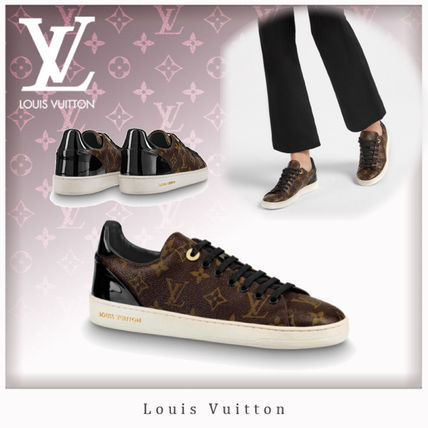 Louis Vuitton MONOGRAM 2019 20AW Monogram Plain Toe Rubber Sole Casual Style Blended Fabrics