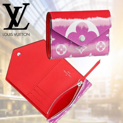 Louis Vuitton MONOGRAM Monogram Street Style Tie dye Leather Folding Wallet M68842 