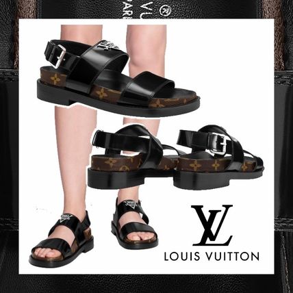 Louis Vuitton MONOGRAM 2020 SS Monogram Platform Casual Style Street Style Bi color Plain 1A678C 