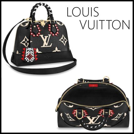 Louis Vuitton ALMA 2020 21AW Monogram Casual Style Unisex Blended Fabrics 2WAY Leather M45380 