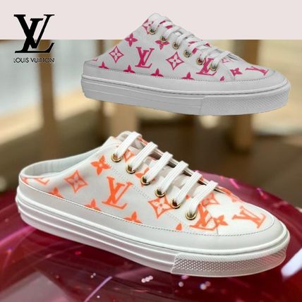 Louis Vuitton 2020 SS Monogram Rubber Sole Lace up Casual Style Street Style Plain 