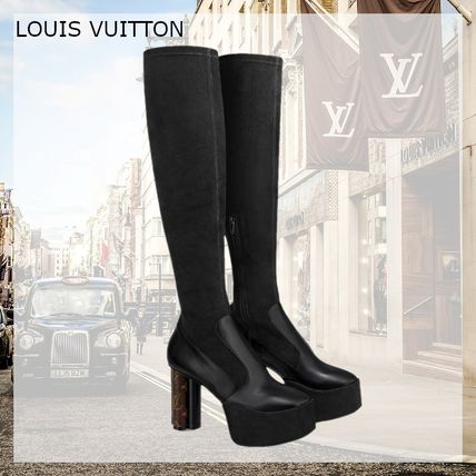 Louis Vuitton MONOGRAM 2020 SS Monogram Plain Toe Casual Style Blended Fabrics Street Style 1A7U7D 