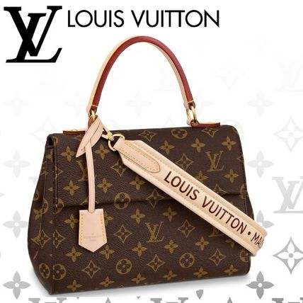 Louis Vuitton 2020 SS Casual Style Leather Party Style Elegant Style Logo Handbags M44863 