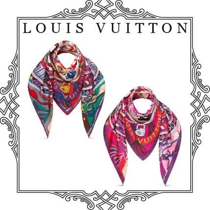 Louis Vuitton 2019 SS Unisex Silk Lightweight Scarves  Shawls M71432 M71430 M71431 