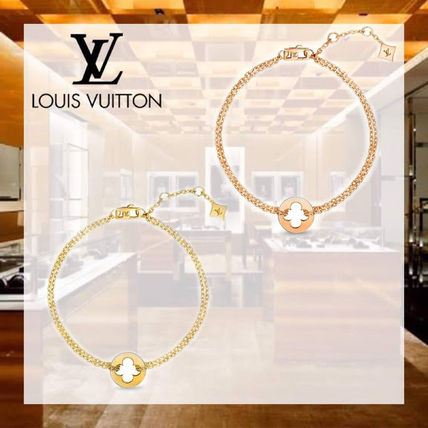 Louis Vuitton 2020 SS Empreinte Chain Bracelet Yellow Gold Q95619 Q95620 