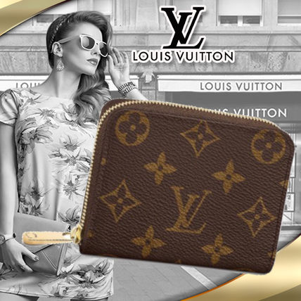 Louis Vuitton MONOGRAM Leather Small Wallet Coin Cases M60067 