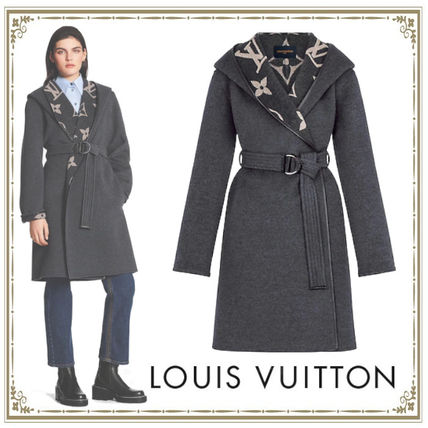 Louis Vuitton 2020 21AW Wool Logo Coats 1A82GN 1A82GN 