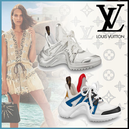 Louis Vuitton 2020 SS Round Toe Rubber Sole Casual Style Street Style Plain 1A5SL0 1A52J3 