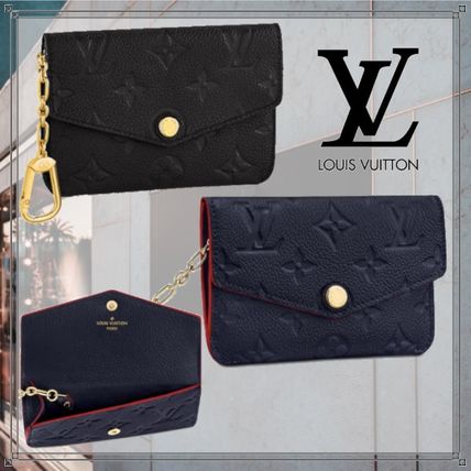 Louis Vuitton MONOGRAM EMPREINTE 2020 SS Monogram Unisex Plain Leather Coin Cases 