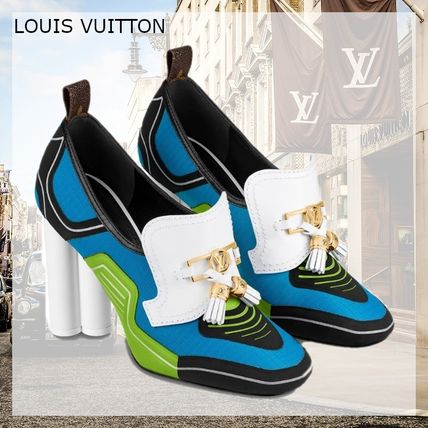 Louis Vuitton 2020 SS Plain Toe Casual Style Blended Fabrics Street Style Bi color 1A7U8M 