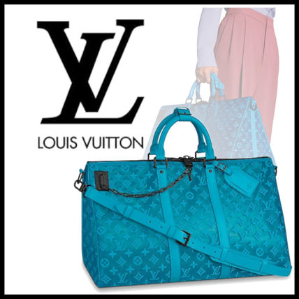 Louis Vuitton MONOGRAM 2020 SS Monogram Unisex A4 2WAY Leather Boston  Duffles M45048 
