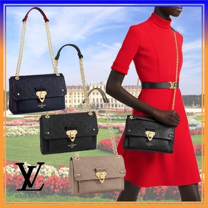 Louis Vuitton MONOGRAM EMPREINTE Monogram 2WAY Chain Leather Elegant Style Crossbody Logo M44929 M44151 M52271 