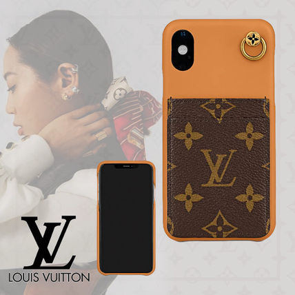 Louis Vuitton MONOGRAM 2020 SS Unisex Leather iPhone XS Smart Phone Cases 