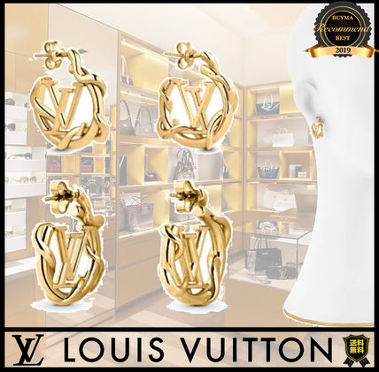 Louis Vuitton LOUISE Casual Style Party Style Elegant Style Earrings 