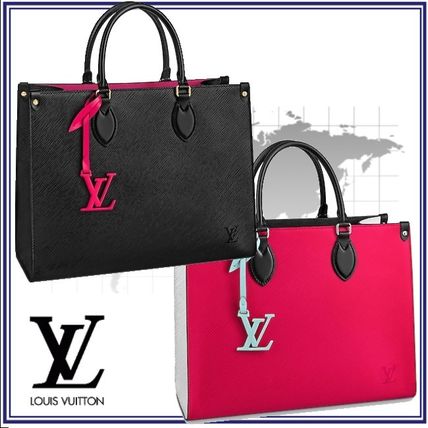 Louis Vuitton 2020 SS 2WAY Plain Leather Elegant Style Logo Handbags 