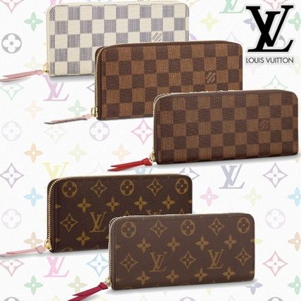 Louis Vuitton Monogram Unisex Calfskin Canvas Leather Long Wallet Logo M60742 M61298 N60534 N41626 N61264 