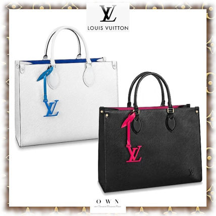 Louis Vuitton 2020 SS Casual Style A4 2WAY Leather Office Style Elegant Style 
