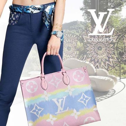 Louis Vuitton MONOGRAM 2020 SS Monogram Canvas Leather Logo Totes M45119 