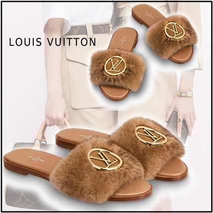 Louis Vuitton 2019 20AW 2019 20AW LOCK IT LINE MULE brown 34 39 sandals 1A5BRQ 