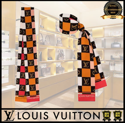 Louis Vuitton Other Plaid Patterns Monogram Casual Style Silk 