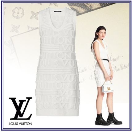 Louis Vuitton 2020 21AW Short Casual Style Tight Wool Sleeveless V Neck Plain 