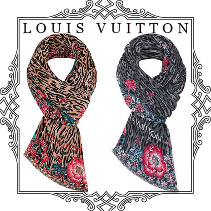 Louis Vuitton MONOGRAM 2019 20AW Jungle Fever Stole M73796 M73795 